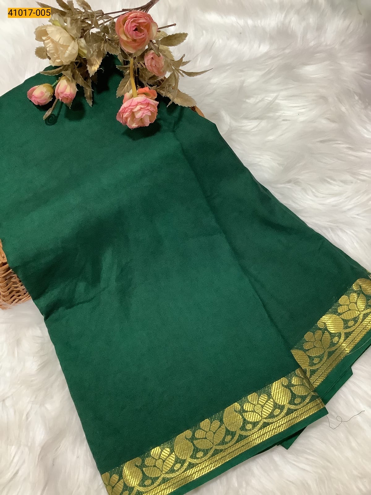 Step into elegance with this Viscose Warm Soft Fancy Crepe Mysore Silk Saree, designed to bring out your graceful charm